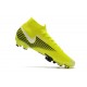 Crampon Nike Mercurial Superfly VII Elite FG Jaune Noir Blanc
