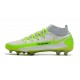 Nike Phantom GT Elite DF FG Crampon Blanc Vert