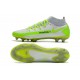 Nike Phantom GT Elite DF FG Crampon Blanc Vert