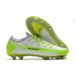 Nike Crampons Football Phantom GT Elite FG Blanc Vert