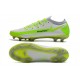 Nike Crampons Football Phantom GT Elite FG Blanc Vert