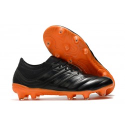 Nouvelles Crampons de Foot - Adidas Copa 19.1 FG Noir Orange