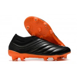 Chaussures Foot adidas Copa 20+ FG Noir Orange