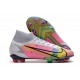 Chaussures Nike Mercurial Superfly VIII Elite FG Blanc Multicolore 