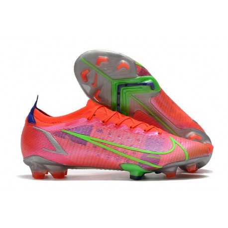 Chaussure Nike Mercurial Vapor XIV Elite FG Rubis Argent Metallique
