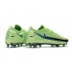 Nike Crampons Football Phantom GT Elite FG Impulse - Vert Bleu