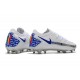 Nike Crampons Football Phantom GT Elite FG Blanc Bleu