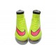 2015 Nike Mercurial Superfly 4 FG Crampons de Football Volt Hyper Rose Noir