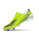Chaussure adidas X Ghosted + FG Jaune Fluo Noir