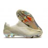 Chaussure adidas X Ghosted + FG Inflight - Blanc Doré Noir