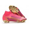 Nike Mercurial Superfly 8 Elite FG Rouge Or Noir