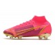 Nike Mercurial Superfly 8 Elite FG Rouge Or Noir