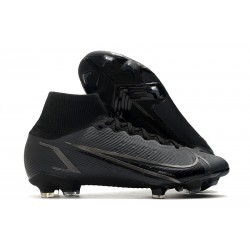Chaussures de Football Nike Mercurial Superfly VIII Elite FG Noir