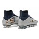 Nouveau Chaussure de Football Nike Mercurial Superfly CR FG Argent Blanc Hyper Turquoise Noir