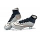 Nouveau Chaussure de Football Nike Mercurial Superfly CR FG Argent Blanc Hyper Turquoise Noir
