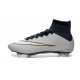 Nouveau Chaussure de Football Nike Mercurial Superfly CR FG Argent Blanc Hyper Turquoise Noir