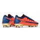 Chaussure Nouveau Nike Phantom GT Elite FG Orange Or Bleu