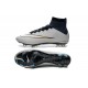Nouveau Chaussure de Football Nike Mercurial Superfly CR FG Argent Blanc Hyper Turquoise Noir