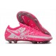 Chaussure Nouveau Nike Phantom GT Elite FG Rose Blanc