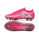 Chaussure Nouveau Nike Phantom GT Elite FG Rose Blanc