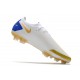 Chaussure Nouveau Nike Phantom GT Elite FG Blanc Or Bleu