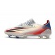 adidas X Ghosted.1 FG Crampons Argenté Noir Rouge