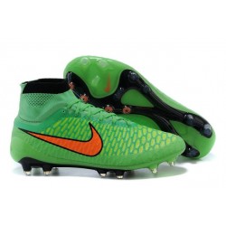 2015 Nouvelle Hommes Nike Magista Obra FG Vert Orange Noir