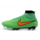 2015 Nouvelle Hommes Nike Magista Obra FG Vert Orange Noir