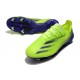 adidas X Ghosted.1 FG Crampons Precision To Blur - Vert Violet Jaune