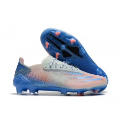 adidas X Ghosted.1 FG Crampons Bleu Orange