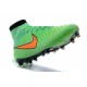 2015 Nouvelle Hommes Nike Magista Obra FG Vert Orange Noir