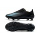 adidas X Ghosted.1 FG Crampons Superstealth - Noir Bleu cyan