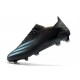 adidas X Ghosted.1 FG Crampons Superstealth - Noir Bleu cyan