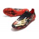 adidas X Ghosted.1 FG Crampons Noir Rouge Or
