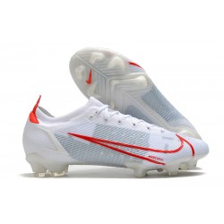 Chaussure Nike Mercurial Vapor XIV Elite FG Blanc Rouge