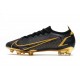 Nike Mercurial Vapor 14 Elite FG Noir Or