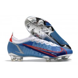 Nike Mercurial Vapor 14 Elite FG Bleu Rouge Argent