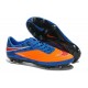 2014/2015 Nouvelle Nike Hypervenom Phantom FG Hommes Orange Rouge Bleu Pack de Réflexion