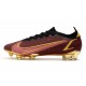 Chaussure Nike Mercurial Vapor XIV Elite FG Rouge Or