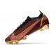 Chaussure Nike Mercurial Vapor XIV Elite FG Rouge Or