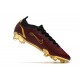 Chaussure Nike Mercurial Vapor XIV Elite FG Rouge Or