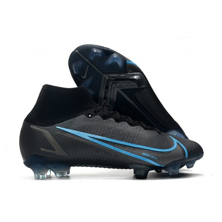 Nike Mercurial Superfly 8 Elite FG Noir Gris Acier