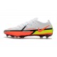 Crampons Foot Nike Phantom GT2 Elite FG Motivation Pack - Blanc Carmin Volt