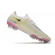 Crampons Foot Nike Phantom GT2 Elite FG Blanc Noir Carmin Rose