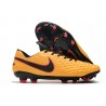 Nike Tiempo Legend VIII Elite FG Crampons Orange Noir