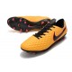 Nike Tiempo Legend VIII Elite FG Crampons Orange Noir