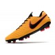 Nike Tiempo Legend VIII Elite FG Crampons Orange Noir