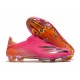 Chaussure adidas X Ghosted + FG Rose Choc Noir Orange