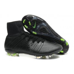 2015 Nouvelle Chaussure Nike Mercurial Superfly IV FG tout Noir