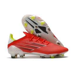 Chaussures adidas X Speedflow.1 FG Rouge Noir Rouge Solaire